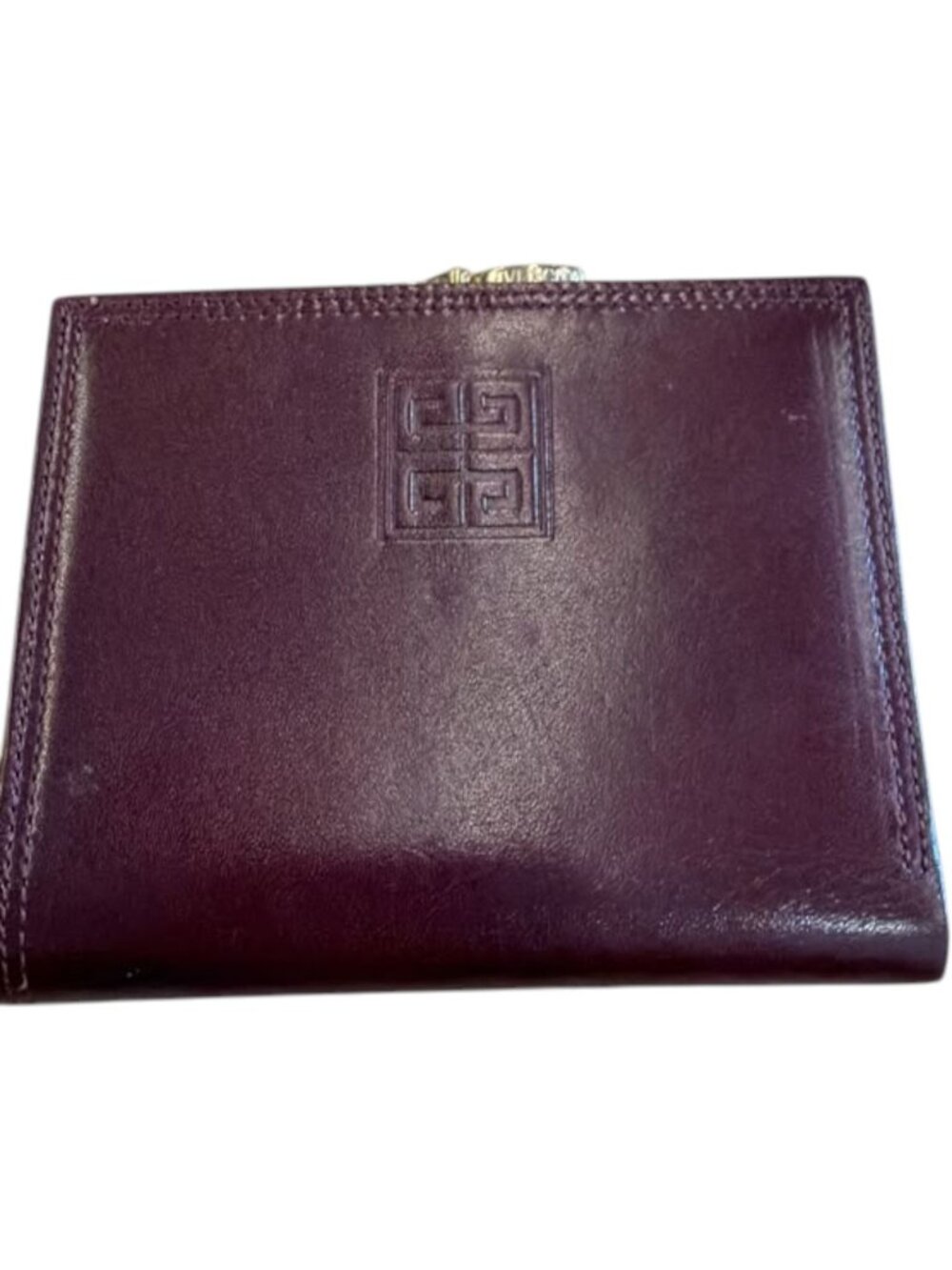 639136CR C1 Givenchy Wallet Bordeaux Leather